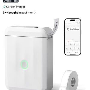 Smart Label Maker with Bluetooth Connectivity - White